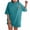 Blue, variant on Staron Oversized T-Shirts for Women Plus Size Graphic Drop Shoulder Short Sleeve Summer Loose Pullover Tee Casual Fashion Round Neck Slogan Print Top, Blue S
