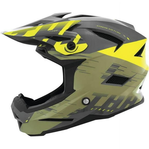 T-42 BMX Xtreme MT Helmet 647935 T-42 BMX Xtreme MT Helmet, Khaki & Yellow - 2XL