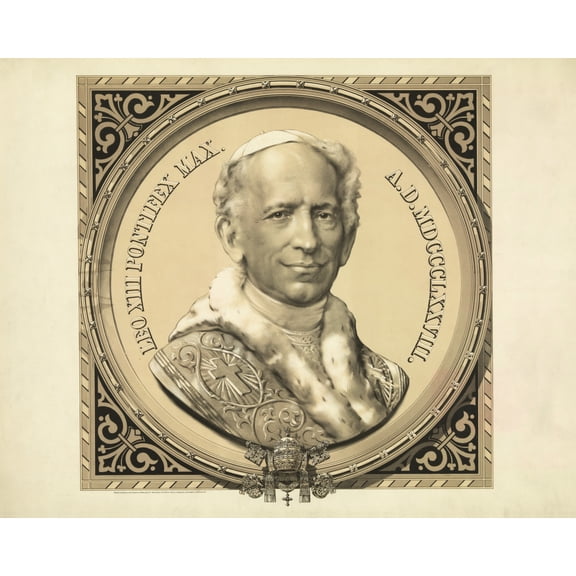 Print: Leo XIII Pontifex Max. A.D. MDCCCLXXVIII, 1878
