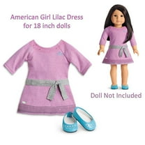American Girl Doll Outfit Lilac Dress for 18" Truly Me Dolls (Doll Not Included)