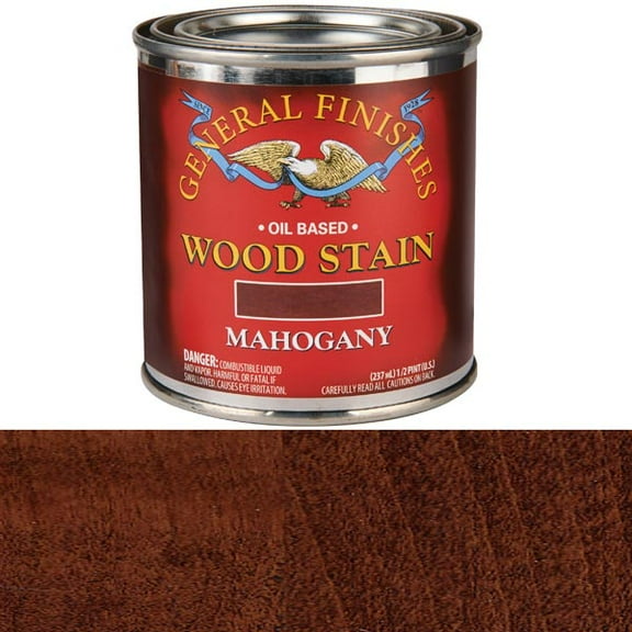 Mahogany Oil Stain, 1/2 Pint