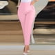 thumbnail image 2 of WILLBEST Pantalones Casuales de Mujer, Pantalones de Trabajo Cortos de Cintura Alta, Pantalones Con Cremallera Sólida, Elegantes Pantalones Holgados de Pierna Ancha Con Bolsillo Para La Moda Diaria., 2 of 7
