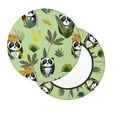 thumbnail image 2 of Gukieu Cute Panda Bear In Greenery Forest Print Round Chair Cover, Dust-proof and Non-slip Bar Chair Protective Cover, Suitable for Bars, Restaurants, Offices-12 inch, 2 of 7
