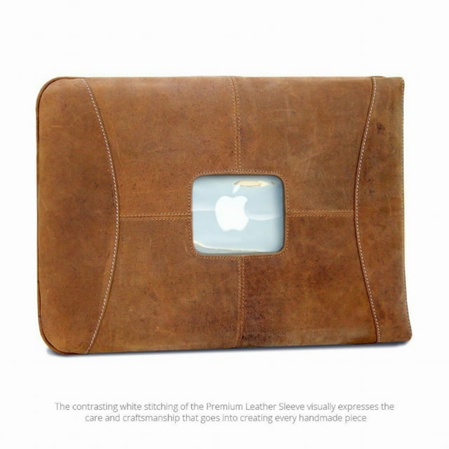13 Pouces MacCase Housse en Cuir Premium pour MacBook Pro - Vintage