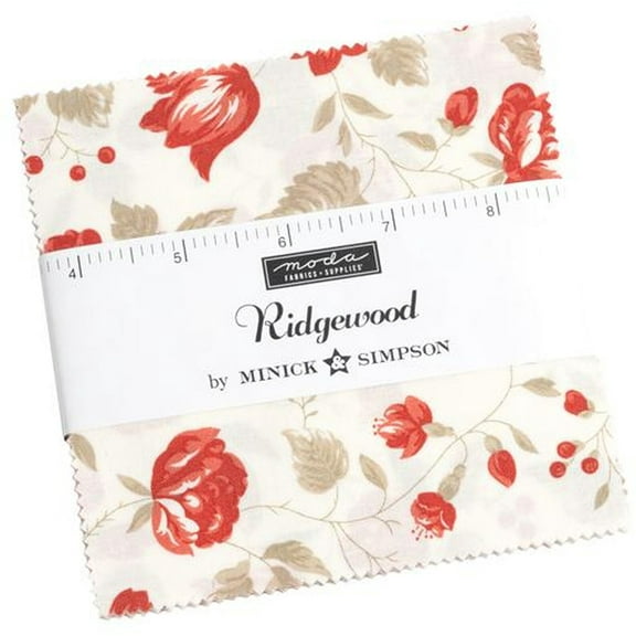 Ridgewood Charm Pack by Minick & Simpson; 42 - 5" Precut Fabric Quilt Squares