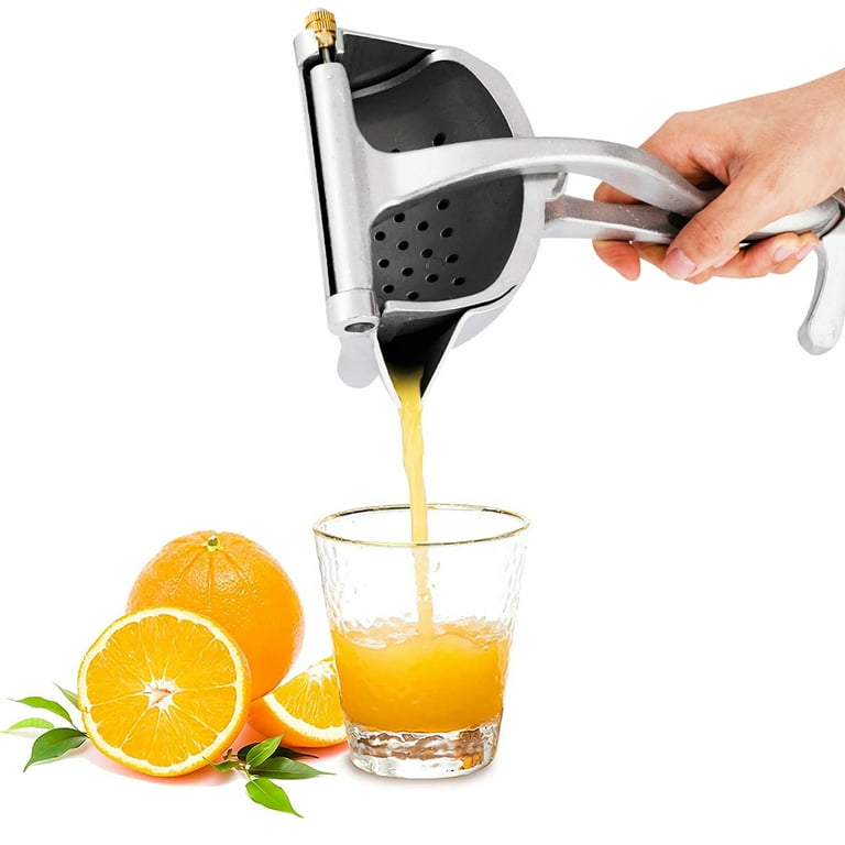 Portable Manual Fruit Juicer Presser Juice Maker Machine Orange Citrus  Lemon Juicer Lime Grape Squeezer Stainless Steel Extractor Squeezing Tool 