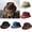 Black, variant on Unisex Kids' Fashion Cool Jazz Pitched Crown Short Brim Hat Cap Fedora Hat