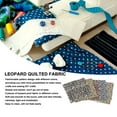 thumbnail image 3 of Hoja de tela con estampado de leopardo ANGGREK 5 colores 5 piezas acolchada, 3 of 8
