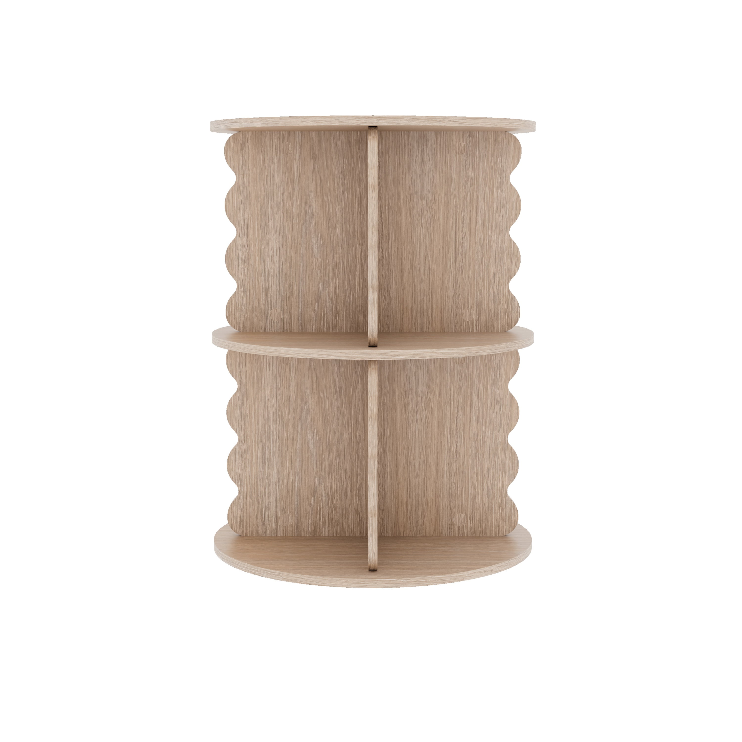 House of Happy Wiggle Rotating Bookshelf, Natural