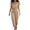 Khaki, variant on Women Cargo Jumpsuits Plus Size Lapel Zip Up Sleeveless Rompers Trendy Casual Versatile Overalls With Multi Pockets