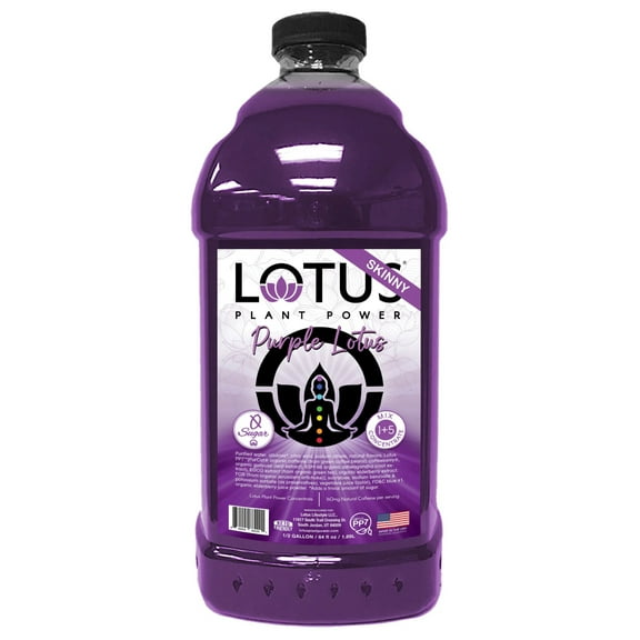 Lotus Energy Drink Concentrate 64 fl. oz. (Skinny Purple) Packaging May Vary