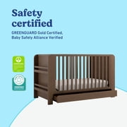 Graco Read-with-Me 4-in-1 Convertible Crib with Drawer and Removable Bookshelves, Hazelnut