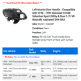thumbnail image 2 of Left Interior Door Handle - Compatible with 1995 - 1999 Chevy K1500 Suburban Sport Utility 4-Door 5.7L V8 Naturally Aspirated OHV GAS 1996 1997 1998, 2 of 2