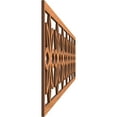 thumbnail image 3 of Ekena Millwork 46 3/4"W x 10"H x 1/4"T Daisy Fretwork Moulding, Cherry, 3 of 13