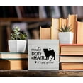 thumbnail image 4 of Zomyto 5x5 Inches Pug Sign,Pug Gifts,Pug Gifts for Pug Lovers,Pug Decor,Pug Signs for Home Decor,It's not Dog Hair It's Pug Glitter Wood Box Sign,, 4 of 6