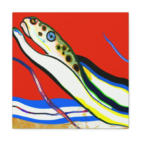 Electric Eel Pop Art - Canvas
