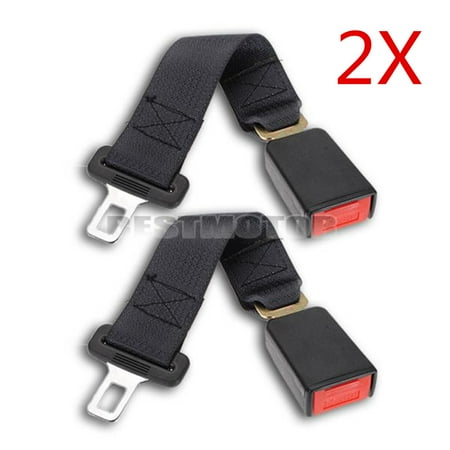 Van Seat Belt 2pcs Universal 14 Car Vehicle Beatbelt Safety Seat Belt Extender Strap 7/8 Buckle Vehicle SUV Van Truck Caravan US ()