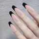 thumbnail image 5 of 24 uñas postizas estilo francés, uñas postizas largas, rosas y blancas, para mujeres y niñas, 5 of 6