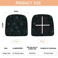 thumbnail image 3 of Halloween Spider Web Seat Covers for Dining Room Chairs Set Of 4,Stretch Printed Washable Chair Seat Cover with Elastic Ties and Button,Removable Waterproof Couch Cushion Covers, 3 of 6