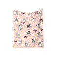 thumbnail image 2 of Tepsmf Halloween Flannel Throw Blanket, 60x40 IN Holiday Soft Plush Fleece, Warm Cozy Lightweight for Sofa Bedroom Indoor Home Decor, 2 of 3