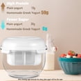 thumbnail image 4 of Colador para Yogur Griego, Fabricador de Yogur Griego de 2QT con Cesta de Malla Ultra Fina, Colador Mejorado 2025 Libre de BPA para Yogur Griego Casero Espeso, Contenedor de Gran Capacidad Blanco (XL), 4 of 6