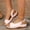 Beige, variant on Women's Peep Toe Wedge Sandals, Faux Leather Adjustable Buckle Shoes, Comfortable Wide Width Casual Dress Sandals for Daily Work Summer, Black/White/Brown
