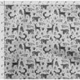 thumbnail image 4 of Soimoi Animals Printed, Poly Canvas Fabric, Decor Sewing Fabric by The Yard 56 Inch Wide,Decorative Fabric for Curtains Tote Bags, Gray, 4 of 5