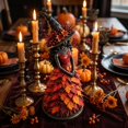 thumbnail image 2 of JWZZYD Enchanted Autumn Witch Figurine,Fall Witch Decor Halloween Tabletop Statue with Leaf Gown, 9.8" Witch Figurine, Seasonal Resin Witch Decoration for Mantel Shelf Home (Saffron), 2 of 6