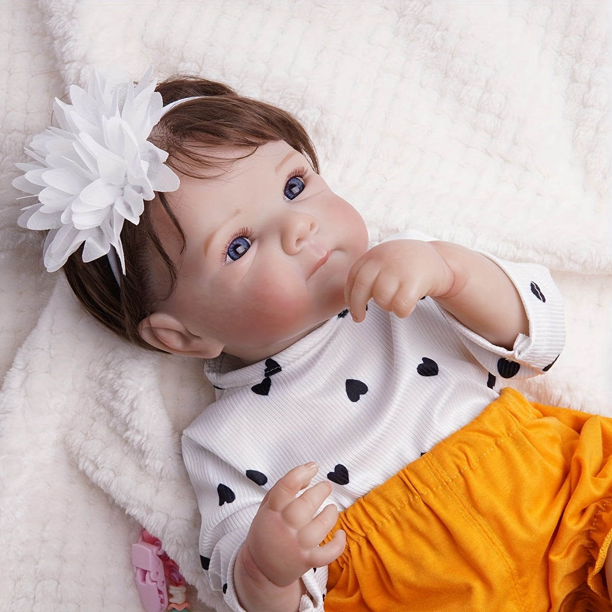 Dayoff Kids Lifelike Reborn Baby Dolls - 19 Inch Realistic Baby Doll (No Accessories) For Kids Age 3+