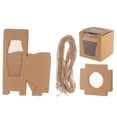thumbnail image 1 of 24 Pcs Cajas de Torta de Papel Kraft de Papel Suministro de Envoltorio preestablecer de, 1 of 9