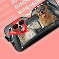 thumbnail image 4 of 3D Dog Design Foldable Car Sunshade For Pet Lovers, 4 of 5