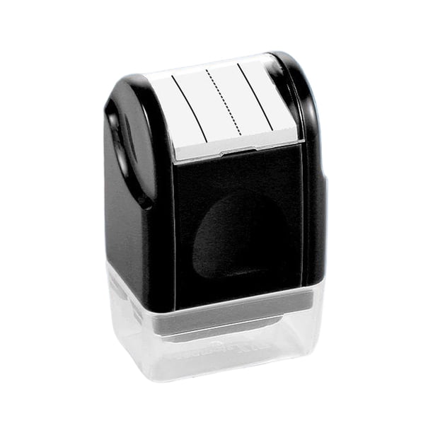 Bearachild Rodillo de sellado de línea en inglés para hojas de trabajo y cuadernos, mango de fácil agarre, estampador de tiras de escritura a Suministros de escritura y corrección negro