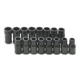 thumbnail image 2 of Sk Hand Tool 756 1/4" Dr Sae And Metric Std Turbo Socket® Set, 16 Pc, 2 of 3