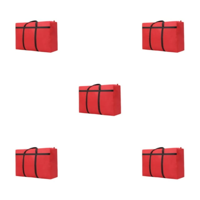 Maytalsory Durable Bag With Fine Stitching And Scratch-proof For Moving Bag Large Capacity Bag Oxford red-40L 5Set