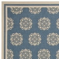 thumbnail image 2 of SAFAVIEH Linden Cheshunt Floral Area Rug, Cream/Blue, 8' x 10', 2 of 4