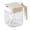 White, variant on 4-Pack Glass Spice Jars with Sealed Lids - Kitchen Pantry Organizer for Salt, Pepper & Herbs