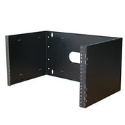 Quest Manufacturing Hinged Wall Mount Bracket, 6 Unit, 19" x 12"D, Black (WB19-0612H)