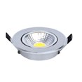 thumbnail image 1 of Naiovety Foco empotrable de aluminio para sala de estar, 220V, 3W, alto brillo, para oficina, ajustable, 6000-6300K Iluminación y accesorios Plata, 1 of 6