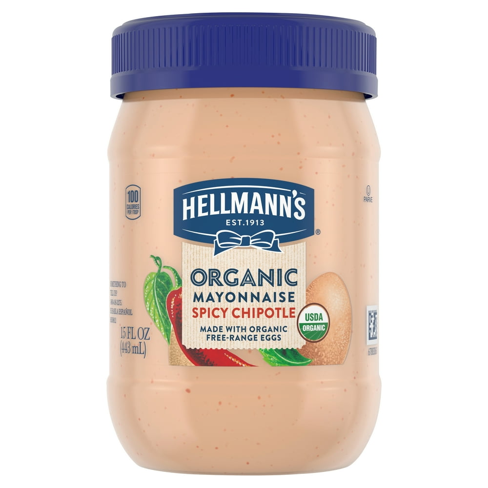 Hellmann's Organic Mayonnaise Spicy Chipotle 15 oz