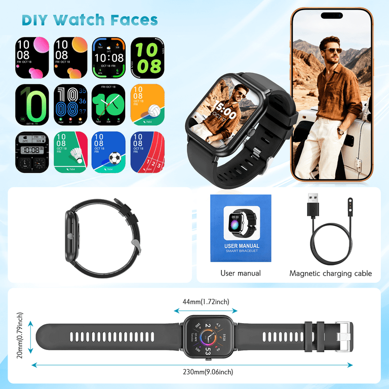 OWNTECH Smart Watch, 1.83