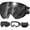Black+Transparent, variant on Andizun Ski Goggles with 2 Lens, Frameless OTG Snowboard Goggles with Dual-layer Magnet Interchangeable Ski Lenses, Clear Snow Goggles with UV402 Protection Anti-Fog, Lenses for Adult, Women, Man