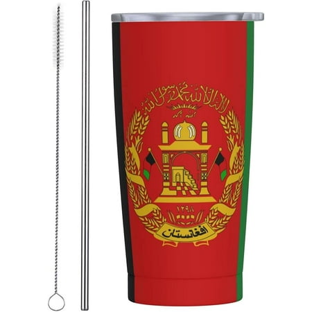 

Dominican Republic Flag 20oz Tumbler With Lid Stainless Steel Vacuum Insulated Double Wall Travel Tumbler Durable Insulated Coffee Mug Thermal Cup With Splash Proof Sliding Lid