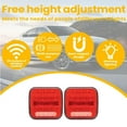 thumbnail image 5 of Magnetic Wireless Trailer Lights Kit, Led Wireless Tail Lights for Trailer, IP67 Waterproof Tow Light with Powerful Suction Base, Tail, Towing, Brake, Turn Signal for Trucks, SUVs, Boat, Camper, RV, 5 of 8