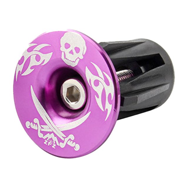 1 Paire de Capuchons de Guidon Composant Robuste Embouts de Guidon de Vélo en Alliage d'Aluminium Raccord de Guidon Pièces de Vélo Remplacement pour Remplacer Violet