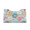 thumbnail image 4 of Kdxio Colorful Donut Print Tissue Box Cover,Modern PU Leather Rectangular Tissue Box Holder for Bathroom Living Room Bedroom Office Desk Car Home, 4 of 9