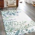 thumbnail image 2 of Rustic Spring Area Rugs 3x5 ft Sage Green Eucalyptus Leaves Botanical Washable Rug Non Slip Indoor Carpet Absorbent Floor Mat for Living Room Bedroom Dining Room, 2 of 9