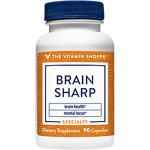 The Vitamin Shoppe Brain Sharp with Acetyl-L-Carnitine, Phosphatidylserine  & B Vitamins for Memory, Focus, Energy Production (90 Capsules) -  