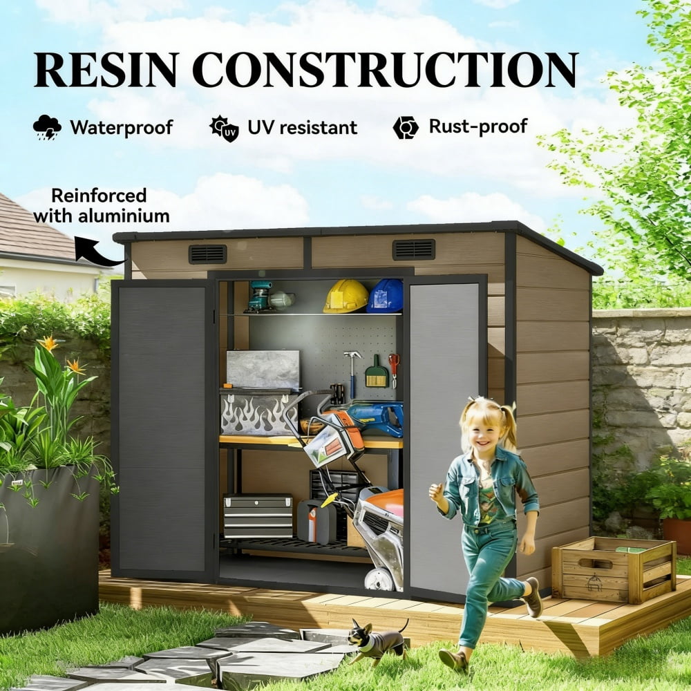 Outdoor Garden Storage Shed Tool House