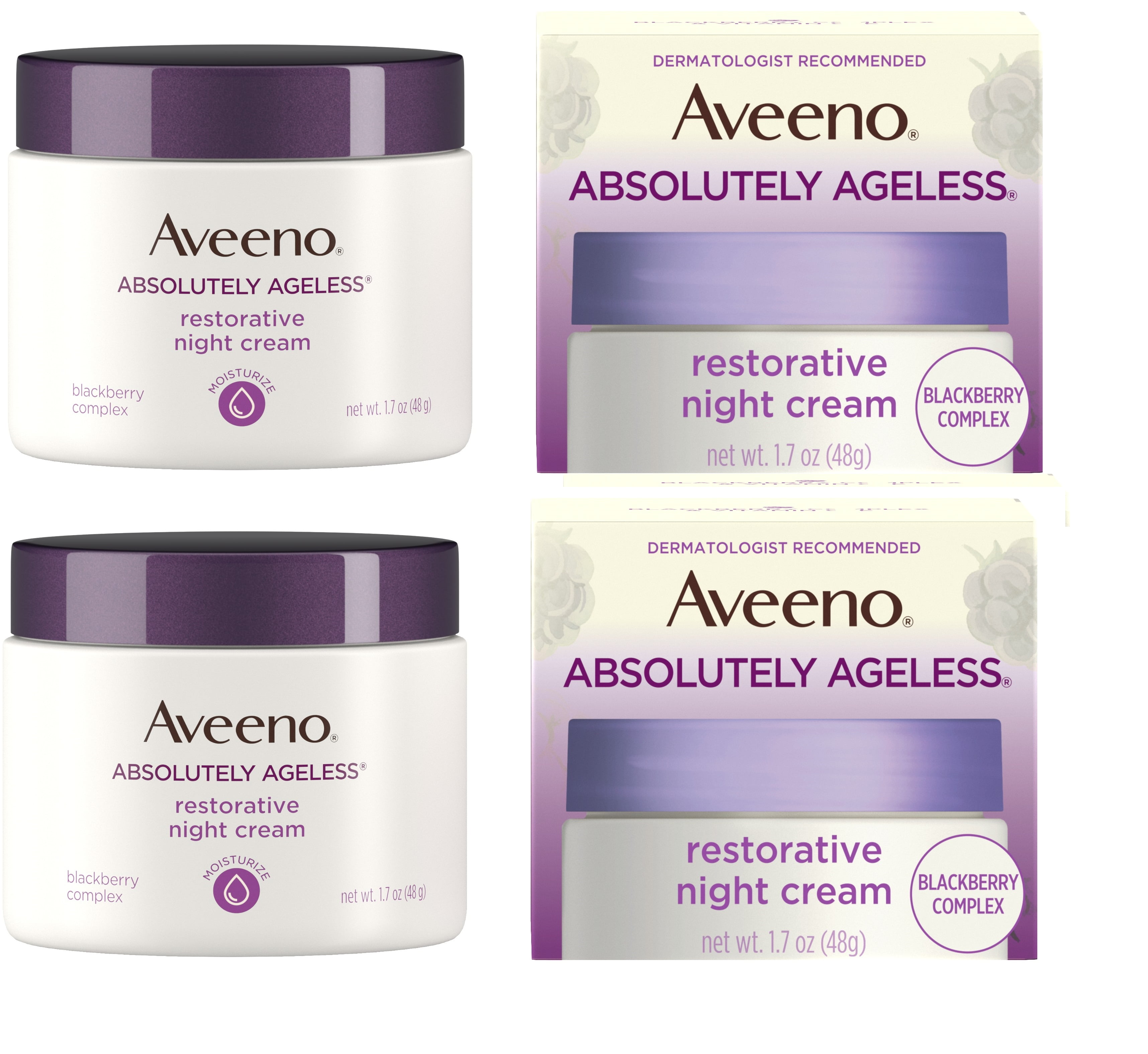 Aveeno positively radiant moisturizer daily spf chickadvisor face Aveeno Absolutely Ageless Restorative Night Face Cream, 1.7 fl. Oz - 2