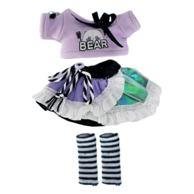 Ropa para muñeca bebé 1:12 Hugo vestido para muñecas Ob11 accesorios de moda